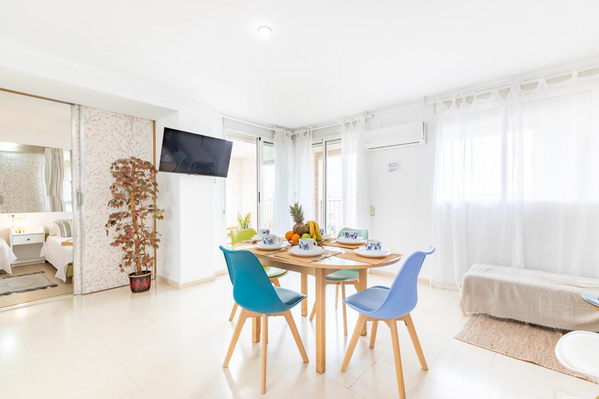 Penthouse Duplex In A 4 Floors Spanish House -8 Min To Center By Metro فالنسيا المظهر الخارجي الصورة