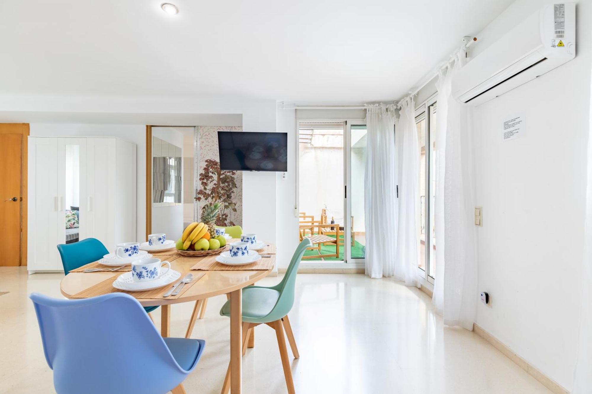 Penthouse Duplex In A 4 Floors Spanish House -8 Min To Center By Metro فالنسيا المظهر الخارجي الصورة